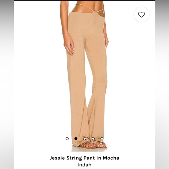 SMALL SIZE ZERO WHITE Indah Hale top and Jessie string pant in WHITE - Picture 10 of 14